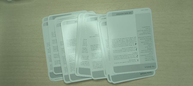 Cartas con recetas de cocina