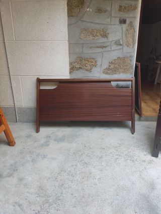 Cabecero cama madera marrón