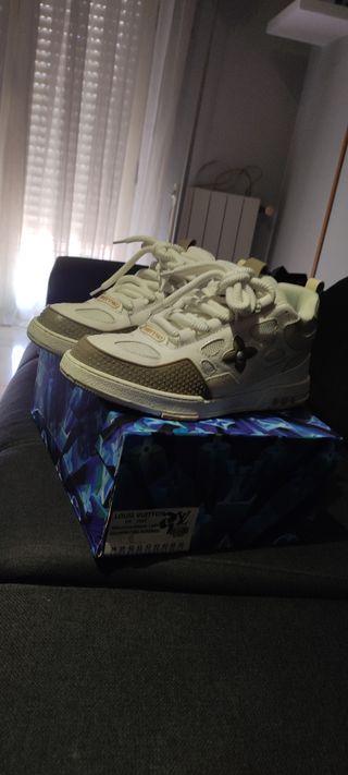 Zapatillas Louis Vuitton Skate - Blancas Beige