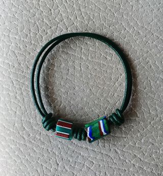 Pulsera Murrinas murano artesanía antiguas| Verde