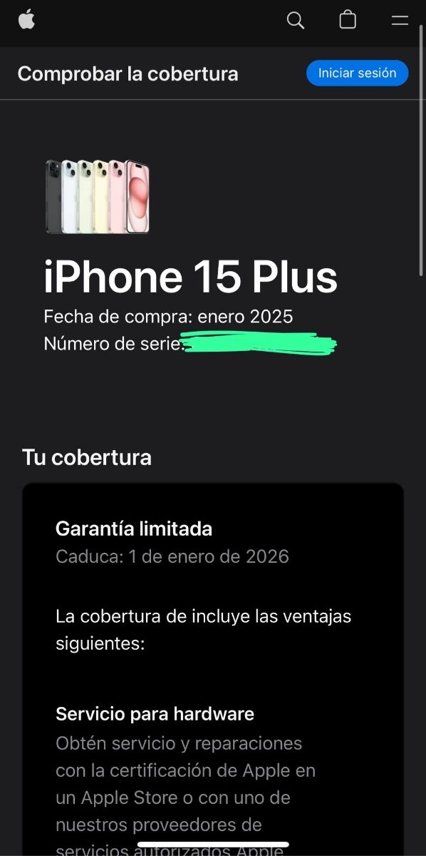 iPhone 15 Plus Verde 128gb