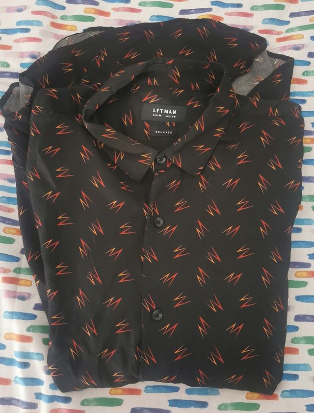 Camisa LFTMAN M - Negra/Naranja