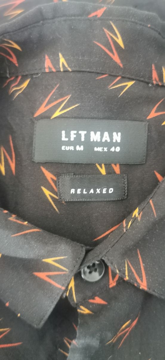 Camisa LFTMAN M - Negra/Naranja