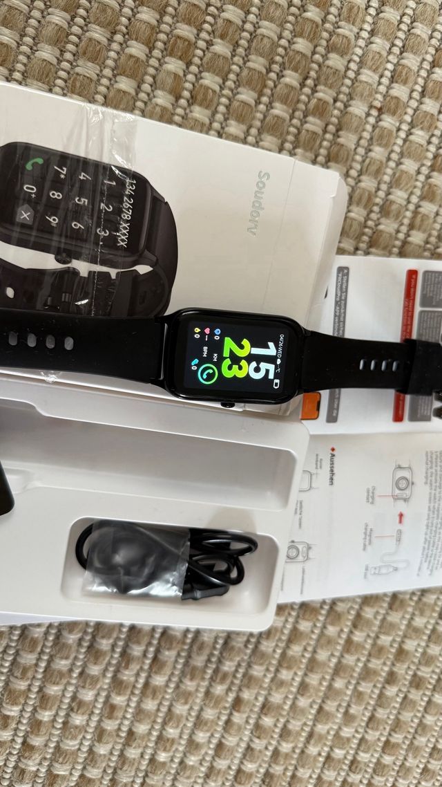 Smartwatch Soudorv 2025 - Negro