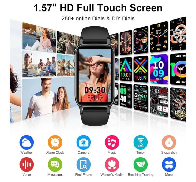Smartwatch Soudorv 2025 - Negro