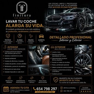 Limpieza al detalle de vehiculos a domicilio