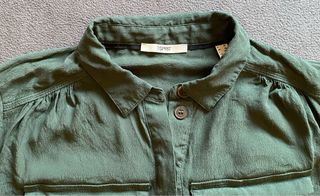 Blusa Esprit verde oliva XL