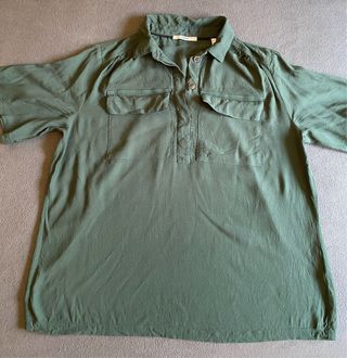 Blusa Esprit verde oliva XL