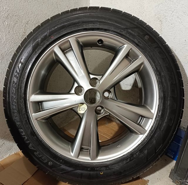 4 LLANTAS LEXUS CON NEUMÁTICOS Y EQUILIBRADAS.