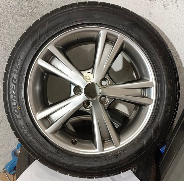 4 LLANTAS LEXUS CON NEUMÁTICOS Y EQUILIBRADAS.