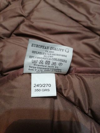 Edredón beige y marrón - 1 piezas