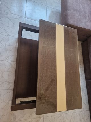 Mesa elevadora de madera
