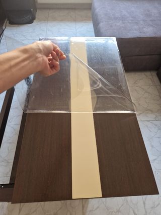 Mesa elevadora de madera