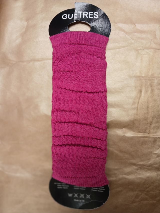 Polainas rosa - Quentes e confortáveis