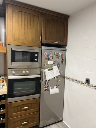 Muebles cocina madera - electrodomésticos