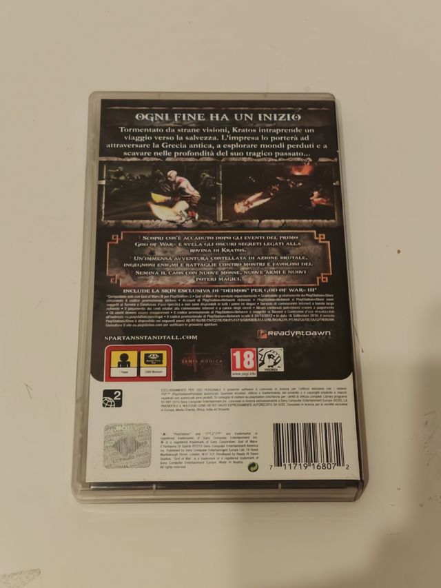 God of War II PSP - Il Fantasma di Sparta