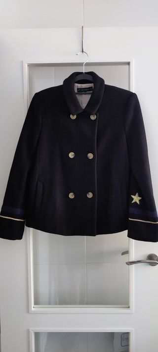 Chaqueta paño Zara negra
