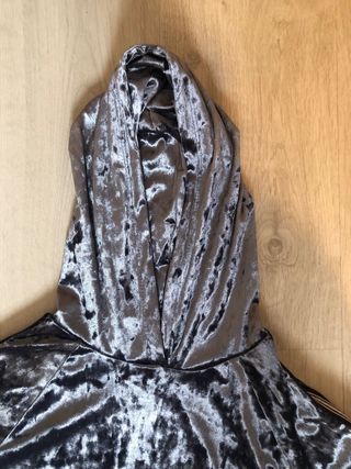 Sudadera gris terciopelo Lindex