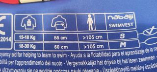 Chaleco Nabaiji niño natación Decathlon nuevo