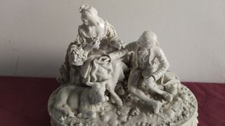 Pareja romántica biscuit