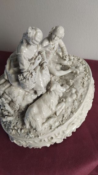 Pareja romántica biscuit
