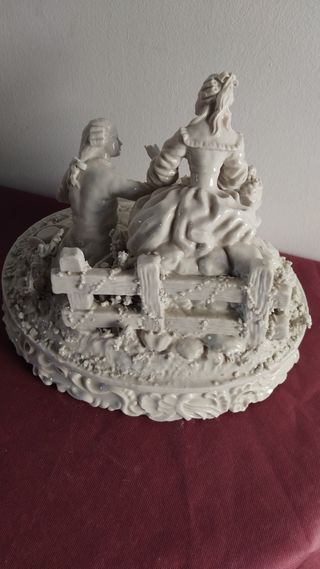 Pareja romántica biscuit