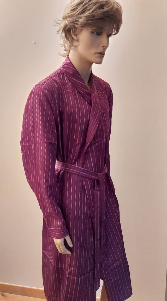 Vestaglia Uomo Jamas - Seta  Colore bordeaux