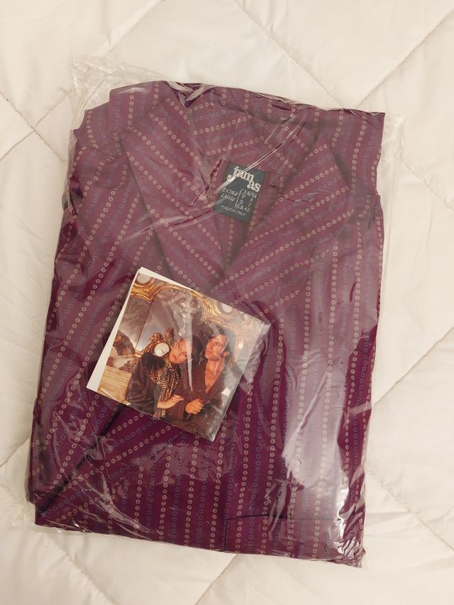 Vestaglia Uomo Jamas - Seta  Colore bordeaux