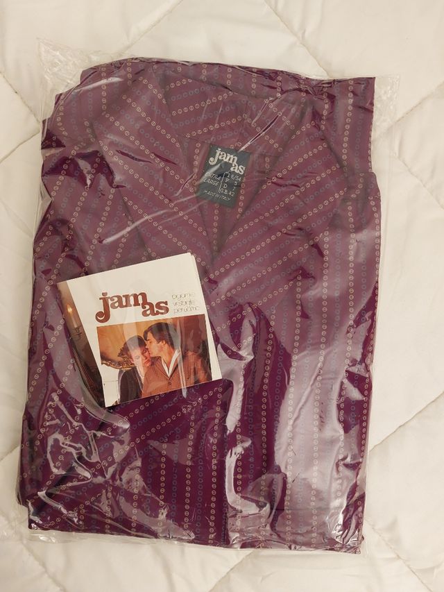 Vestaglia Uomo Jamas - Seta  Colore bordeaux