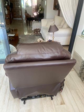 Sillón Relax Marrón - Piel Sintética