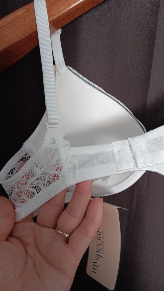 Sujetador women secret blanco talla 85B