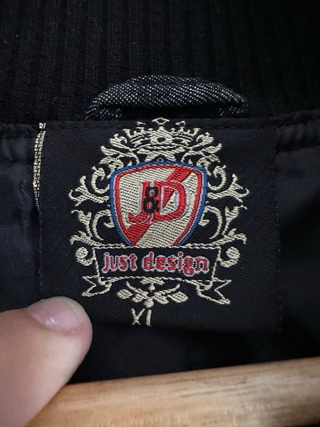 Chaqueta vaquera negra mujer