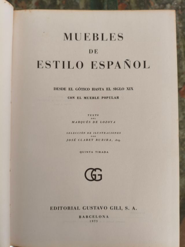 Muebles de estilo español: del gótico al S.XIX