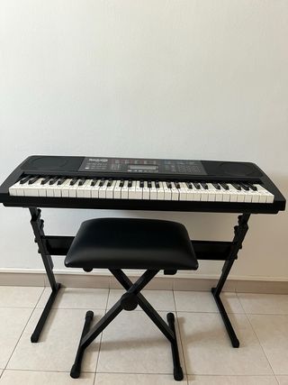 Kit completo Piano de teclado RockJam