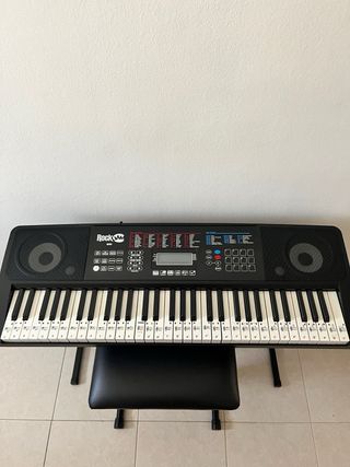 Kit completo Piano de teclado RockJam