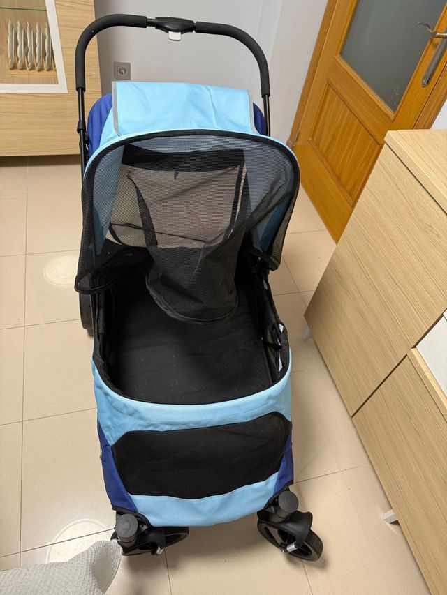 Carrito transporte mascotas grande 30kg