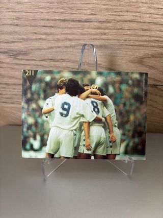 Cromo Zamorano Real Madrid Goles 