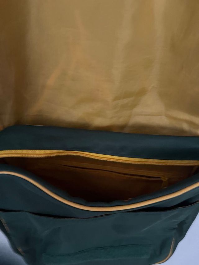 Bandolera Petrol verde-amarilla