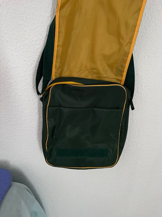 Bandolera Petrol verde-amarilla