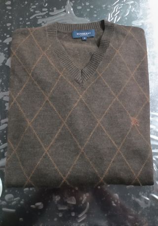 Jersey Vintage Burberry marrón Talla 6
