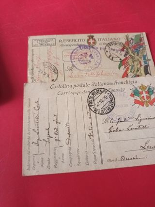 Cartoline militari italiane WWI (1915-1918)