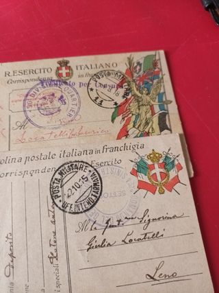 Cartoline militari italiane WWI (1915-1918)