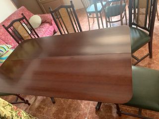 Mesa extensible + 6 sillas