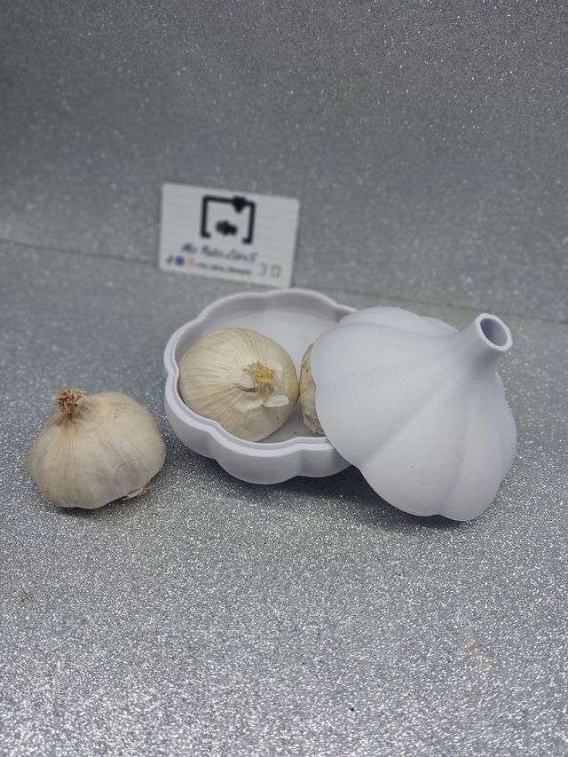 Caja Ajo 3D - Recipiente Decorativo