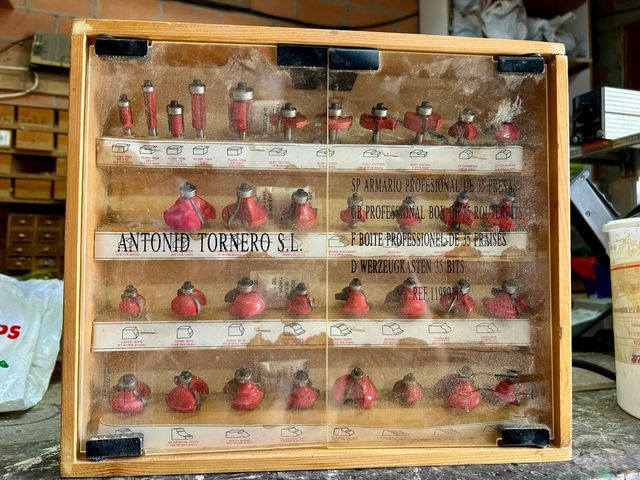 Estuche fresadoras profesional 35 piezas