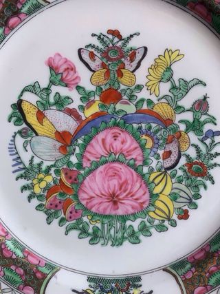 PLATO PORCELANA FAMILIE ROSE