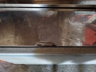 Botellero metálico blanco