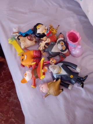 Un sacco di vecchi giocattoli