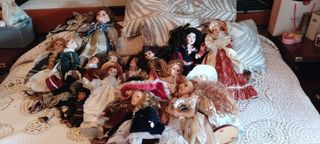 Muñecas porcelana - 15 piezas