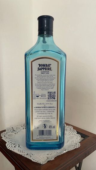 Bombay Sapphire 1L - Bottiglia vuota